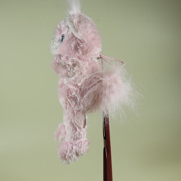 Build-A-Bear Pink Cat Plush Toy with Heart Charm - 8" Stuffed Animal - Picture 4 of 16